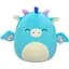М'яка іграшка Squishmallows Дракон Тетяна 19 см блакитна (SQCR06614) - мініатюра 1