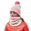 Дитяча шапка Buff Junior Knitted & Polar Hat Audny Білий-Рожевий - мініатюра 2