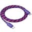 Дата кабель Hoco X116 Meridian Type-C to Type-C 60W (1m) Gradient Purple Mix - миниатюра 5