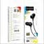Проводные наушники вакуумные с микрофоном черные 3.5mm Hoco M60 Perfect Sound Universal 1.2m - миниатюра 4