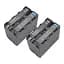 2-Pack KingMa Sony NP-F970 комплект з 2 акумуляторів - мініатюра 1