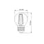 Светодиодная лампа Titanum LED Filament G45 4W E27 2200K бронзовая (TLFG4504272A) - миниатюра 2