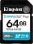 Карта пам'яті SD 64GB C10 UHS-I U3 V30 R200MB/s Kingston teh0013325 - мініатюра 1