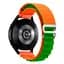 Ремешок для Samsung Galaxy Watch Active 2 40mm44mm - оранжево-зеленый Watchbands NormalCloth Wave ширина крепления 20мм нейлоновый (W26-7WB33232125) - миниатюра 2