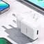 Мережевий зарядний пристрій 1 USB Hoco N9 2.1 A White - мініатюра 2