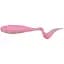 Силикон Jackall Rhythm Curly 5" Bubble Gum Pink/Pearl White (5 шт/уп) - миниатюра 1