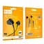 Дротові навушники Hoco M125 Smart metal універсальні earphones with microphone, 3.5mm, 1.2m, black - мініатюра 4