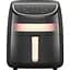 Аерофритюрниця Xiaomi Deerma Air Fryer KZ100 [DEM-KZ100] чорно-рожева [83657] - мініатюра 1