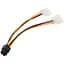 Кабель живлення для відеокарти 6-pin to 2x4-pin F Molex (S0111) - миниатюра 1