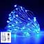 Гірлянда LT 200 led нитка довжина 20 м c USB для 5v, під powerbank + блок, blue - мініатюра 2