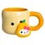 Чашка фарфоровая Yiwu Sanrio 400 мл с магнитом бежевый Yiwu FM-37A - миниатюра 3