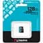 Карта пам'яті Kingston 128GB microSDXC сlass 10 UHS-I U3 V30 A2 Canvas Go Plus G4 (SDCG4/128GBSP) - мініатюра 3
