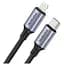 Кабель Foneng X95 Metal Head Braided Cable USB-C - Lightning (M/M) PD20W, 1.2 м, Black (X95-CA-TCIP) - мініатюра 1