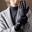 Рукавички шкіряні чоловічі Qimian Sheepskin Gloves size S Black [62913] - мініатюра 4