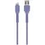 Кабель Maxlife MXUC-04 cable USB - Lightning 1.0m 3A Purple - миниатюра 1