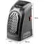 Тепловентилятор Handy Heater портативный электрообогреватель в розетку - миниатюра 4