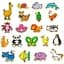 Набір магнітів Viga Toys Звірята, 20 шт (58923) - мініатюра 1