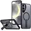 Чохол TPU Breeze with MagSafe stand для Samsung Galaxy S25+ / S24+ Black - мініатюра 1