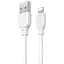 Кабель Remax Suji Pro USB 2.0 to Lightning 2.4A 1 м белый (RC -138i-w) - миниатюра 1