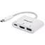 Док-станція USB3.1 Type-C - HDMI/USB 3.0/PD 60W 4-in-1 White Manhattan (152945) - мініатюра 4