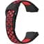 Ремешок DK для Xiaomi Redmi Watch 3 Active / 3 Lite Silicone Sport Band Nike (black / red) - миниатюра 1