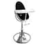 Стульчик для кормления Bloom Fresco Silver/Midnight black (E10535-S\U10543-MB) - миниатюра 2