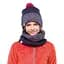 Детская шапка Buff Junior Knitted & Polar Hat Audny Синий-Розовый - миниатюра 2