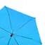 Жіноча складана парасолька повний автомат Happy Rain 96 см блакитна - мініатюра 3