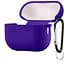 Чохол Silicone Case + Carbine для Apple AirPods Pro 2 Deep Purple [102097] - мініатюра 1