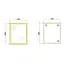 Дзеркало Zerix Fonte MRZ09-60x85-Reverse Gold прямокутне в золотій рамі ZX6211 - мініатюра 4