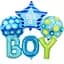 Набір фольгованих кульок "It's a Boy" 4 шт святкові декорації - мініатюра 1