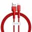 Кабель Baseus Silica Gel Cable USB to Lightning 2A 1m CALGJ-09 Red - миниатюра 1