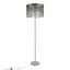 Торшер LED Levistella 909XL3351F (400) 15W хром 1500мм абажур 400х350мм современный стиль для дома - миниатюра 1