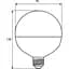 Светодиодная лампа Eurolamp LED Deco, G95, 8W, E27, 4000K (LED-G95-08274(Amber)) - миниатюра 3