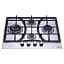 Поверхность газовая на металле Weilor GM W 614 SS - миниатюра 2