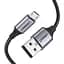 Кабель Ugreen US290 USB 2.0 to Micro Cable Nickel Plating Aluminum Braid 2A 2 м Black (6957303861484) - мініатюра 1