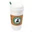 Игрушка для собак стакан с кофе с пищалкой 18 см Croci Coffe Take Away - миниатюра 1