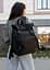 Жіночий рюкзак Sambag RollTop чорний 41 х 30 х 16 см (24238065) - мініатюра 1