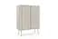 Комод Perfect Home Зова/Zova 2-дверный с золотыми ножками K103 Кашемир (PFH-091284) - миниатюра 1
