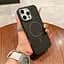 Чохол для iPhone 16e з MagSafe, захисний, глянцевий, з м’якою підкладкою, чорний - мініатюра 3