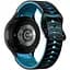 Ремінець для Samsung Galaxy Watch 5 44mm - чорно-синій ширина кріплення 20мм силікон Watchbands Scales (W35-4WB91937766) - мініатюра 1