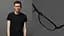 Комп'ютерні окуляри Turok Steinhardt Anti Blue Glasses (fu006) чорні - мініатюра 3