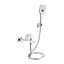 Змішувач для ванни Qtap Gemini (з душовим гарнітуром) QTGEM259CRW45683 Chrome/White - мініатюра 1