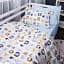 Комплект постільної білизни MisSon Poplin Line Kids 09 Sleeping Animals 143х210 см блакитний (2200009720437) - мініатюра 2