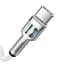 Кабель Baseus Cafule Metal USB-C to USB-C 100W 1m White (CATJK-C02) [82102] - мініатюра 4