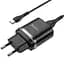 Зарядний пристрій Hoco 1USB N1 Ardent 2.4A Black + USB Cable Type-C - мініатюра 4