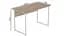 Комп'ютерний стіл Ferrum-decor Коді 75x100x70 білий ДСП Дуб Артізан 32мм (FRD-101219) - мініатюра 3