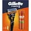 Подарунковий набір Gillette Fusion 5: станок для гоління чоловічий з 1 змінним картриджем + гель для гоління для чутливої шкіри 200 мл - мініатюра 2