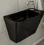 Умивальник Volle Teo 50x28 13-88-601black, Чорний - мініатюра 2