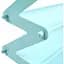 Відкрита полиця для взуття Supretto Shoe Rack 4, 20x45х46.5 см блакитний (8655) - мініатюра 3